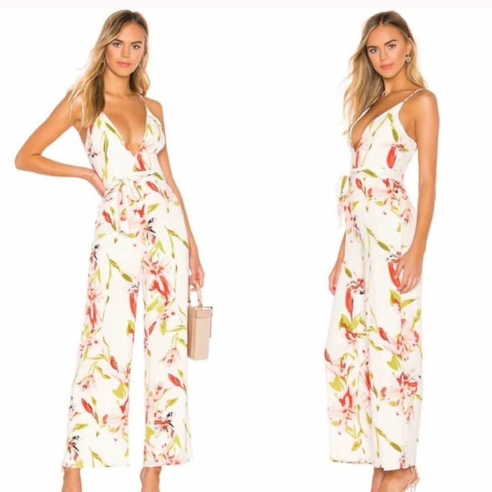 Superdown Jasmine Floral Jumpsuit